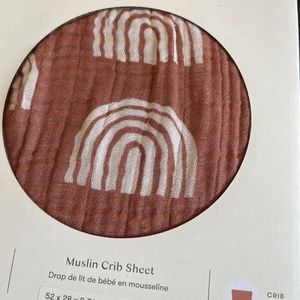 New Rainbow Muslin Crib Sheet New Babyletto 52x28x8.7
